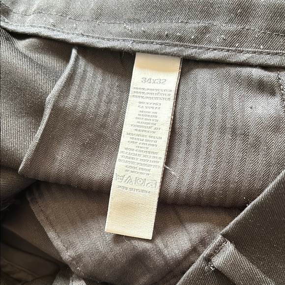 Perry Ellis Black Dress Pants Straight-Leg - Picture 5 of 5